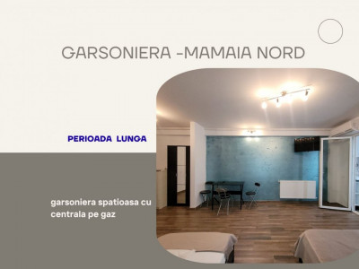 Garsoniera spatioasa- cu centrala, mobilata-Mamaia Nord-Tabara Navodari