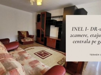 Apartament 2 camere decomandate, centrală pe gaz, DR-uri- INEL I